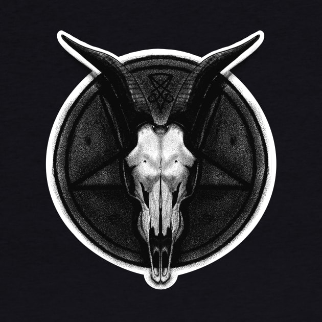 Baphomet skull by Matthenegar